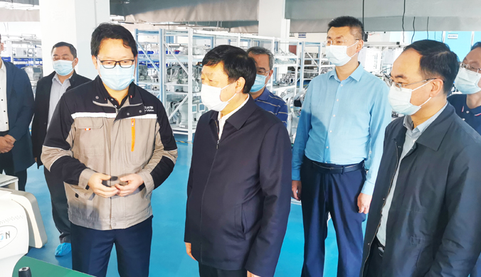 张梦生督导复工复产工作暨开展“新春访万企、助力解难题”活动